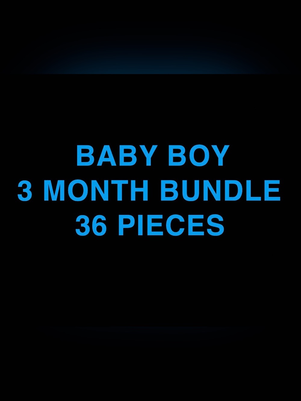 Baby Boy 3 Month Clothing Bundle - 36 Piece Set